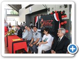 As autoridades durante a primeira parte do evento